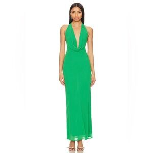 Lexie Dress Green Halter